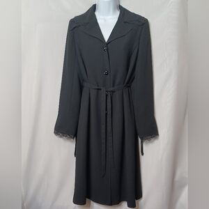 MODE MOM 2.B Black Maternity Dress With Rhinestone Button. M